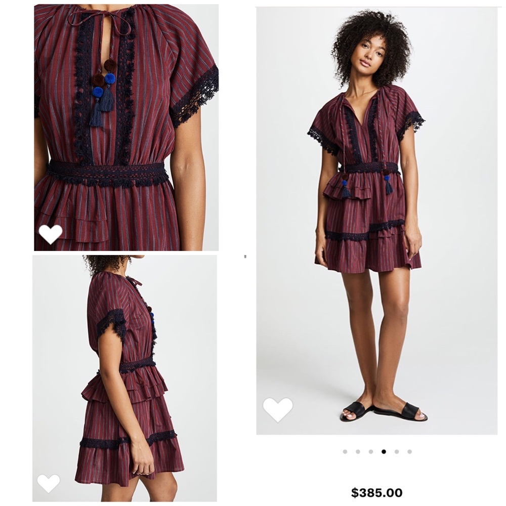 🚫SOLD🚫MSRP $385 NEW SEA NY Ines Ruffle Dress - Picture 2 of 4